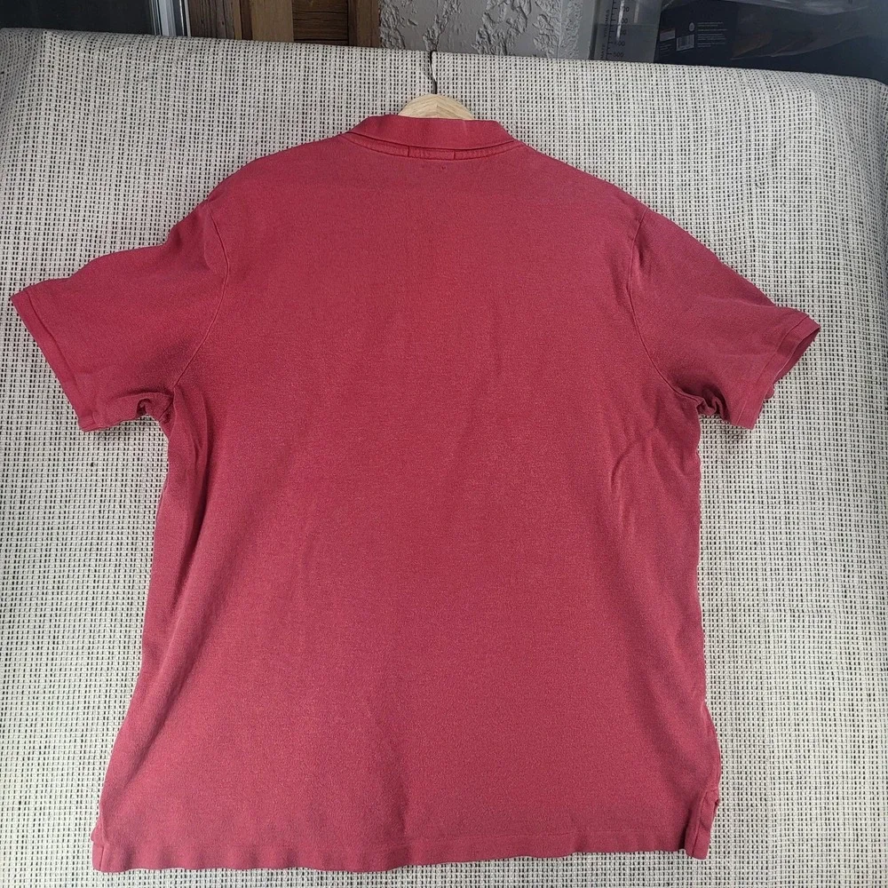 Polo Ralph Lauren‎ Polo Shirt Mens XL Red Classic Fit Short Sleeve Pony Logo